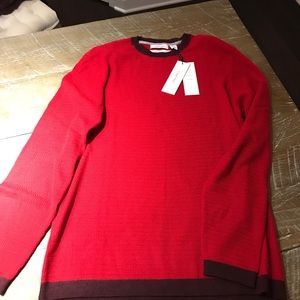 Calvin Klein European Yarn Sweater Red